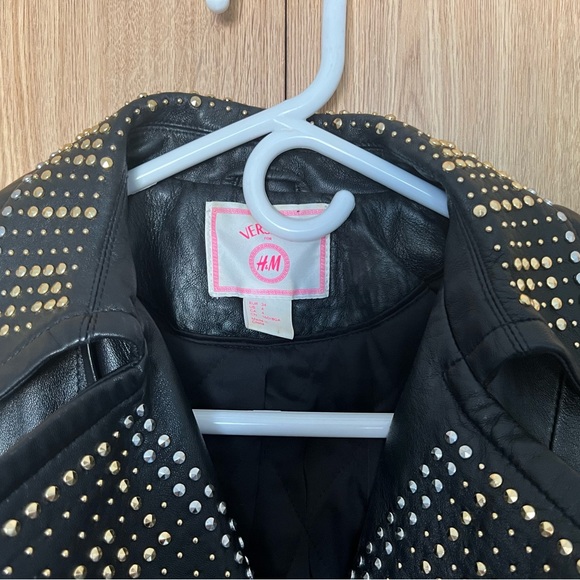 Versace X H&M Leather Trench Size 4 US - Picture 2 of 6